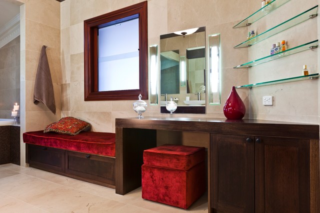 Clayfield Ensuite contemporary-badrum