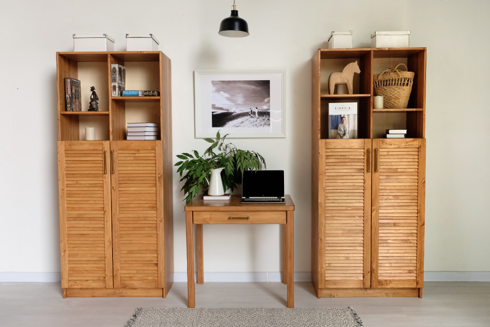 Набор мебели с жалюзийными фасадами