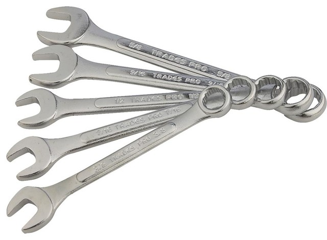 Alltrade 5 Piece Wrench Set 835135 - Traditional - Hand Tools And Tool ...