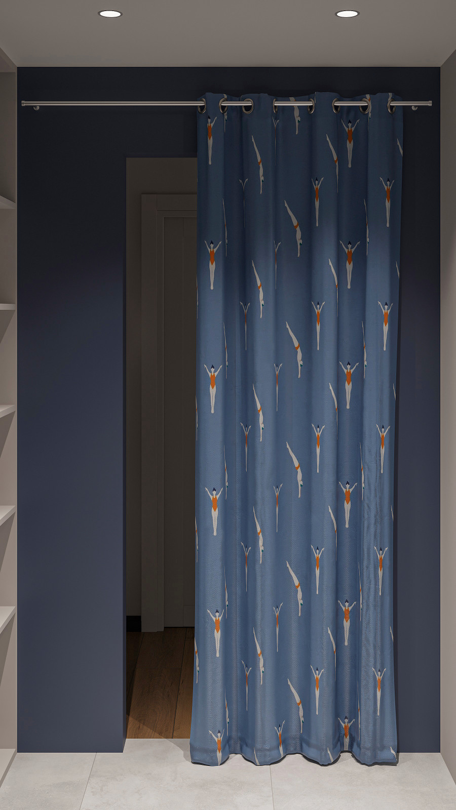 Яркий дизайн санузла