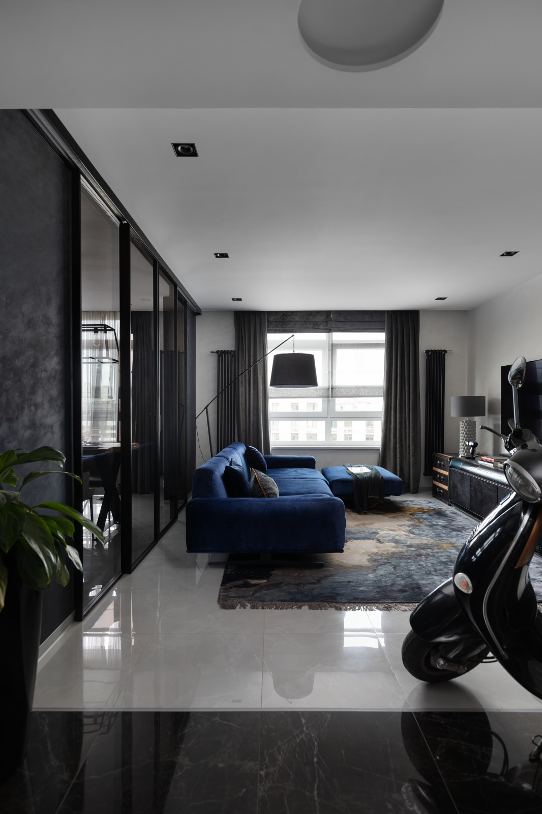 Квартира 170м2 | BLACK NATURE | Современный индустриальный стиль