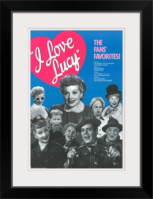 I Love Lucy 1951 Black Framed Art Print Midcentury Prints And I Love Lucy 1951 Black Framed Art Print Midcentury Prints And Posters By Great Big Canvas
