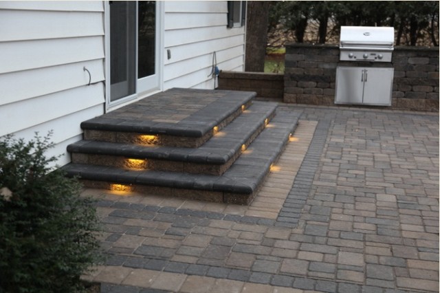led patio outdoor lighting stair steps inspired garden stairs concrete lights porch deck front backyard stairway designs patios ideabook question