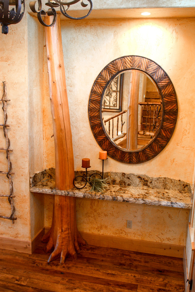 Home design - rustic home design idea in Seattle