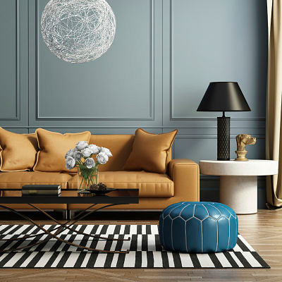 Living Spaces eklektisk-vardagsrum