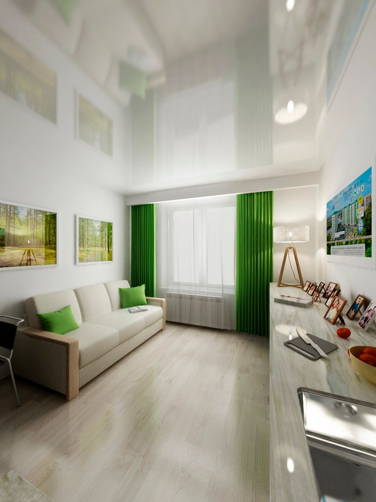 Интерьер ЖК "ЗЕЛЕНЫЙ БЕРЕГ"