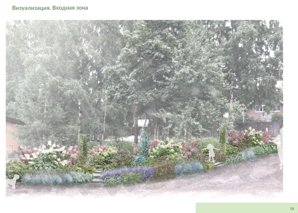 Проект частной территории