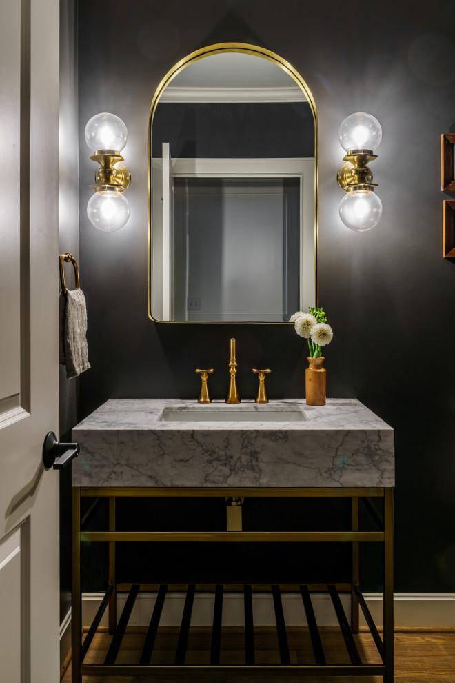 Meadow Lane - Leawood Basement - Powder Room - Kansas City - by ...