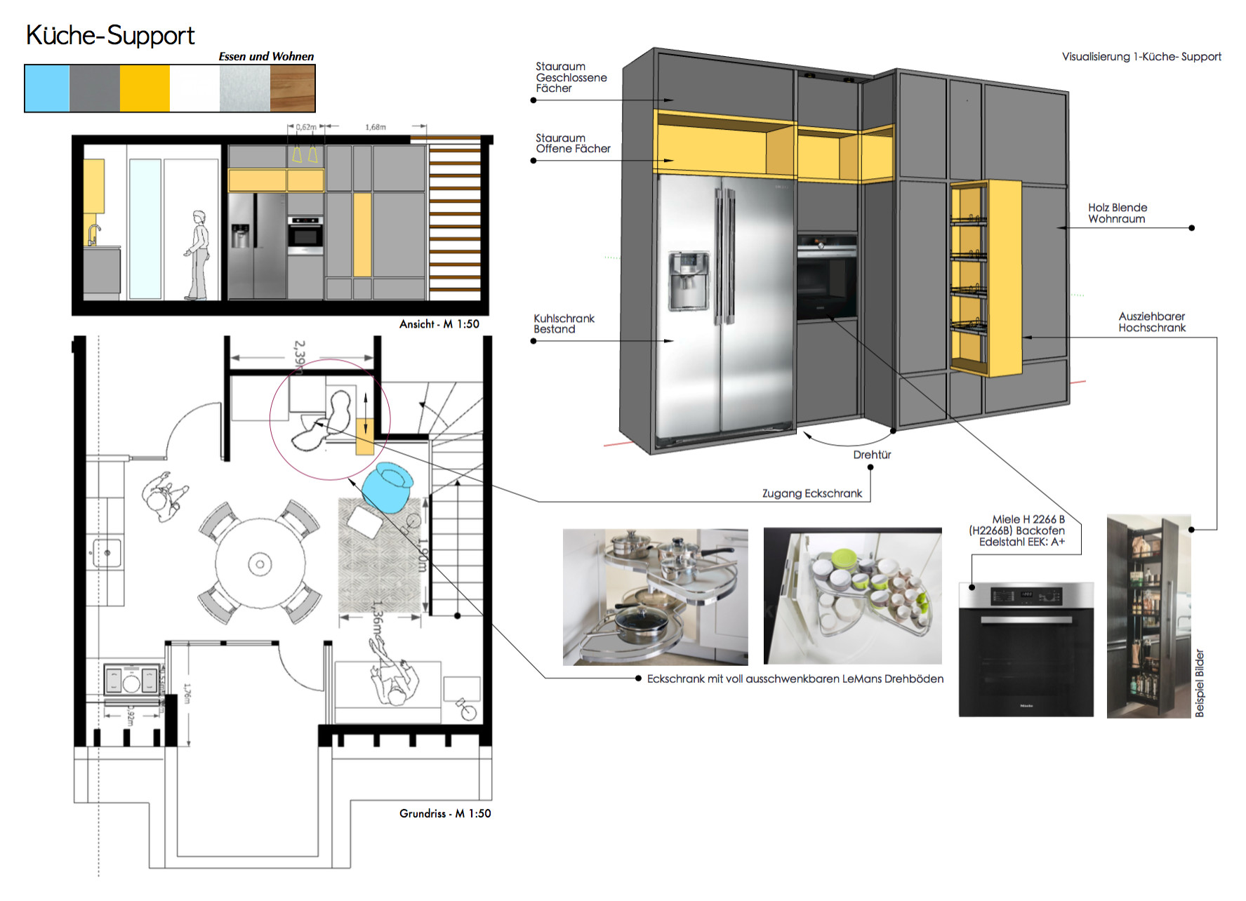 Grundriss und Visualisierung