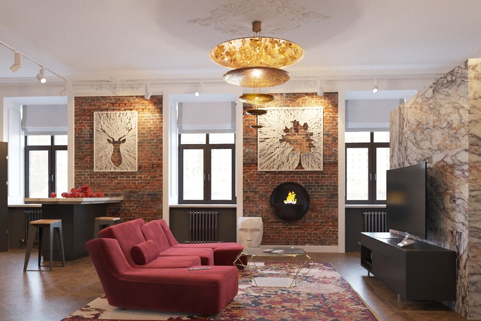 Проект дизайна интерьера квартиры, ул. Покровка, Москва