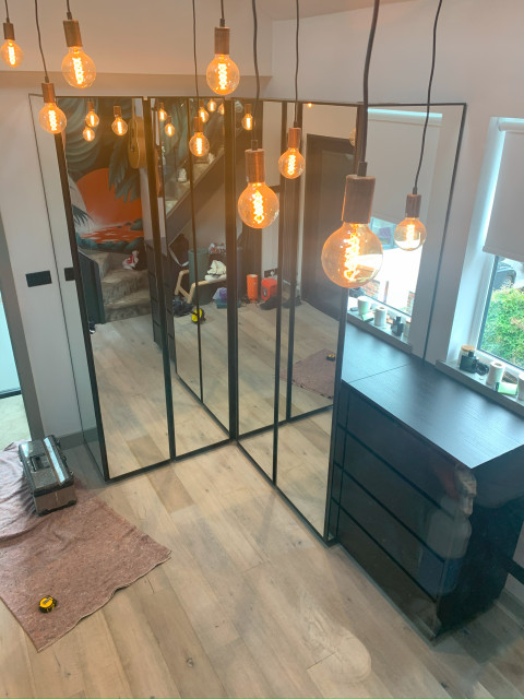 West Didsbury Renovation with Wall Murals contemporary-wardrobe