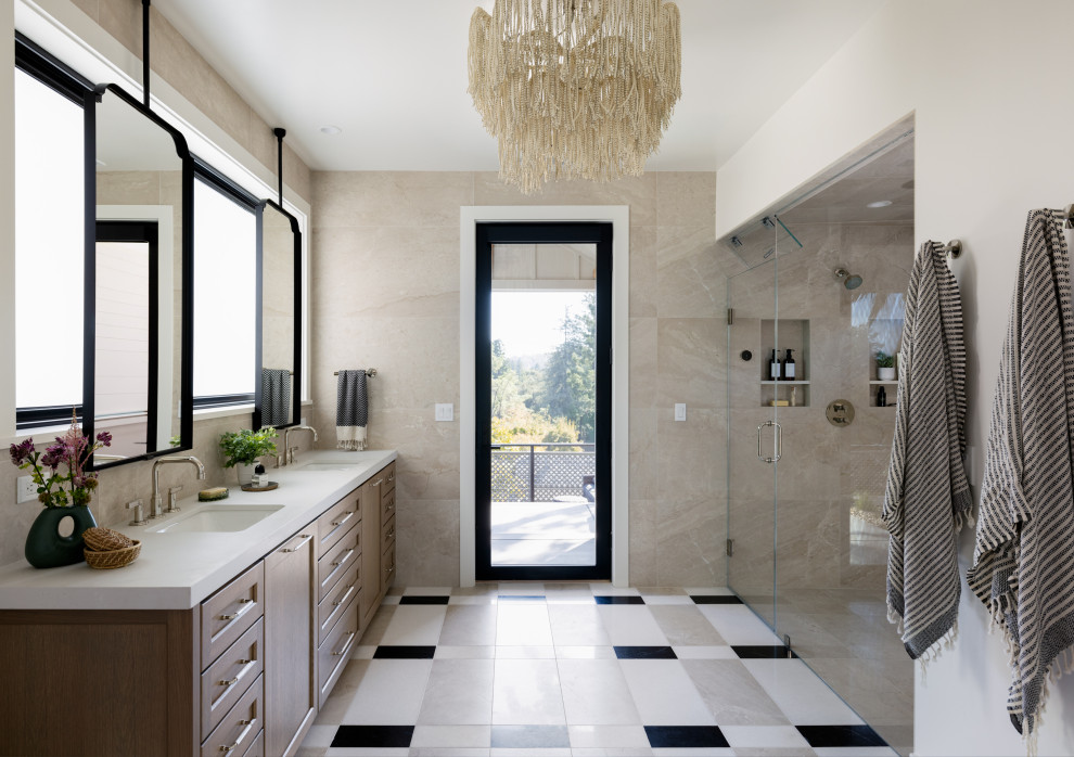 Round Hill Primary Bath - Transitional - Bathroom - San Francisco - by ...