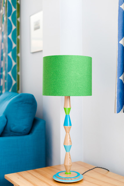 Time for Teal contemporary-vardagsrum