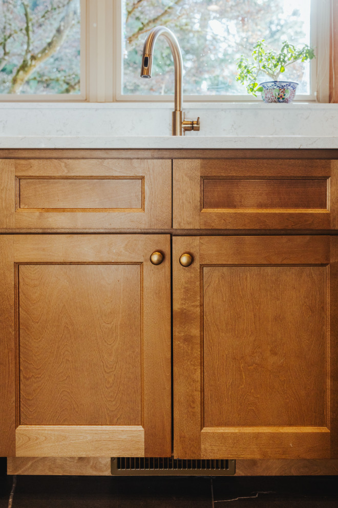 Inspiration for a rustic home design remodel in Seattle