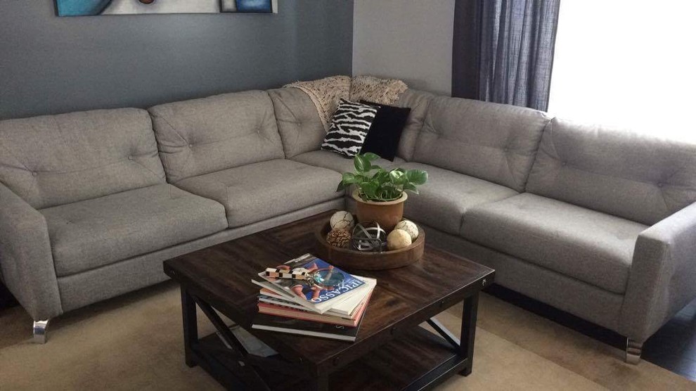 Transitional home design photo in Baltimore