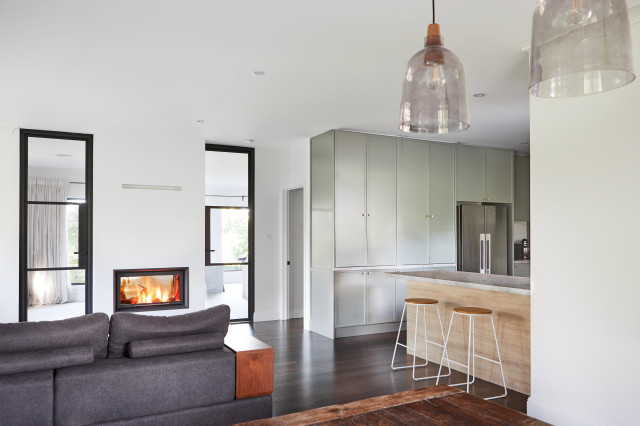 Church Rd Project scandinavian-living-room