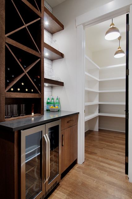 Butlers pantry  with large walk  in pantry  Contemporary  