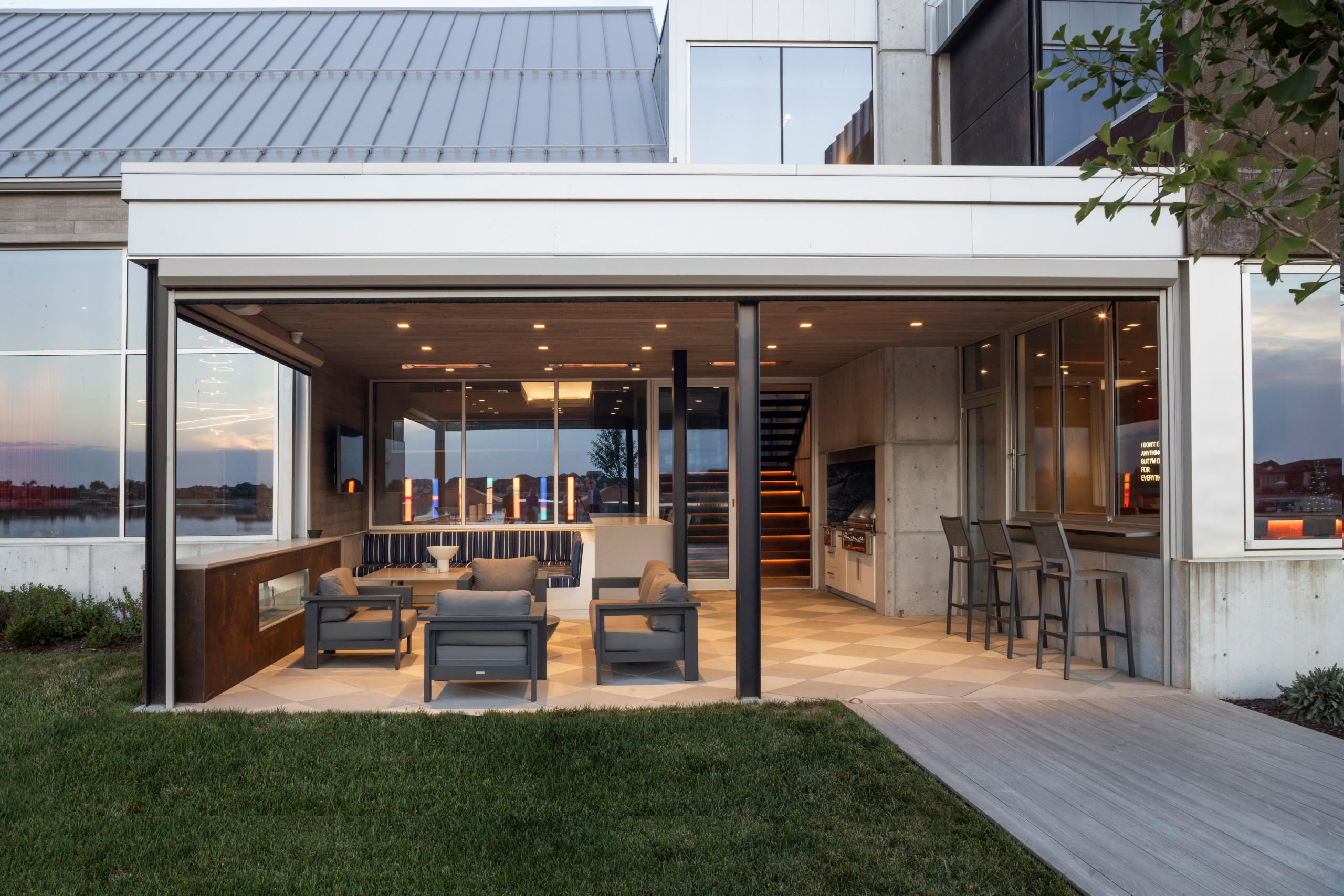 Industrial & Modern Lake Home | Custom Build