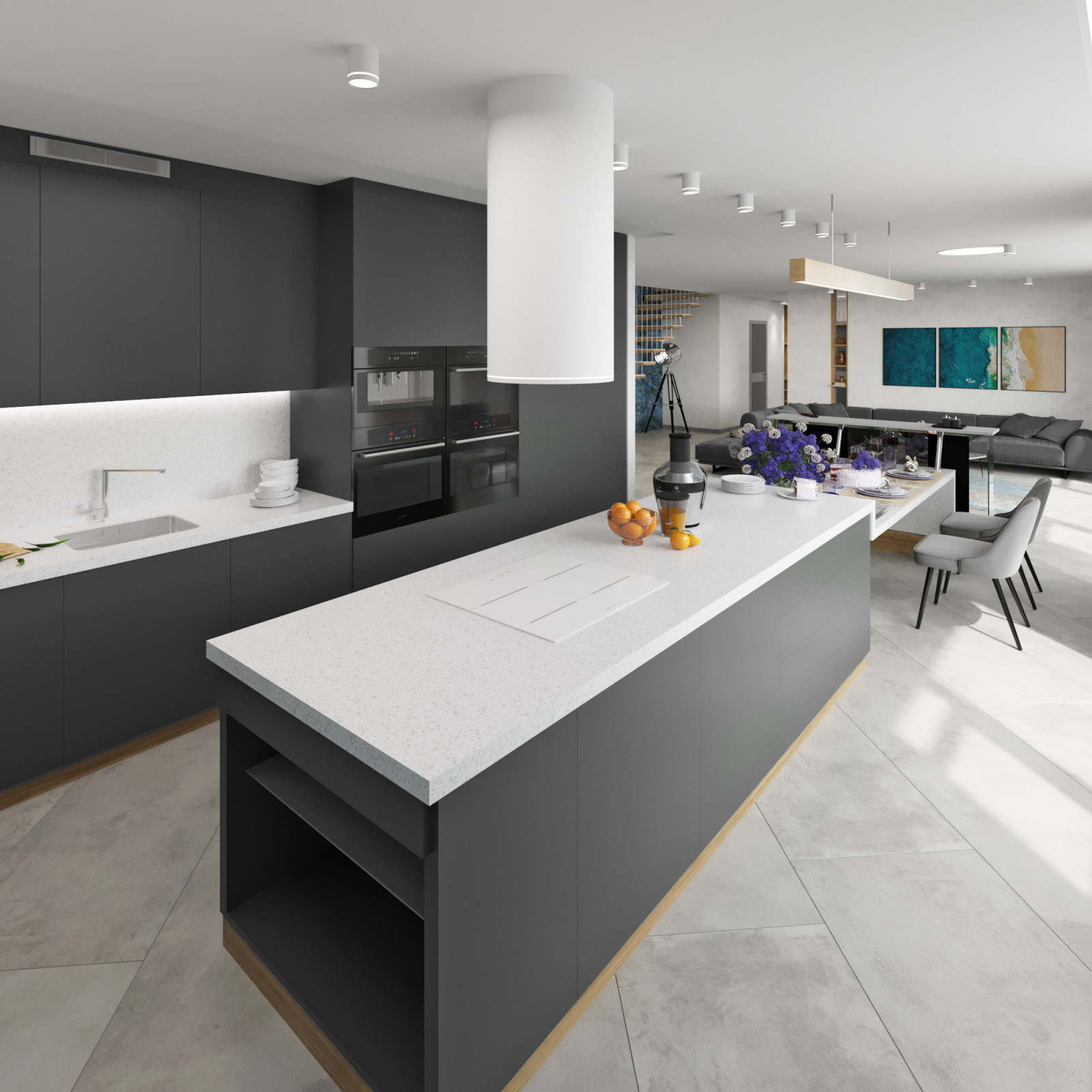 интерьер таунхауса