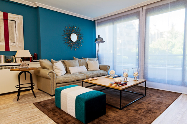 Salon-Montecarmelo, Madrid trendy-dagligstue