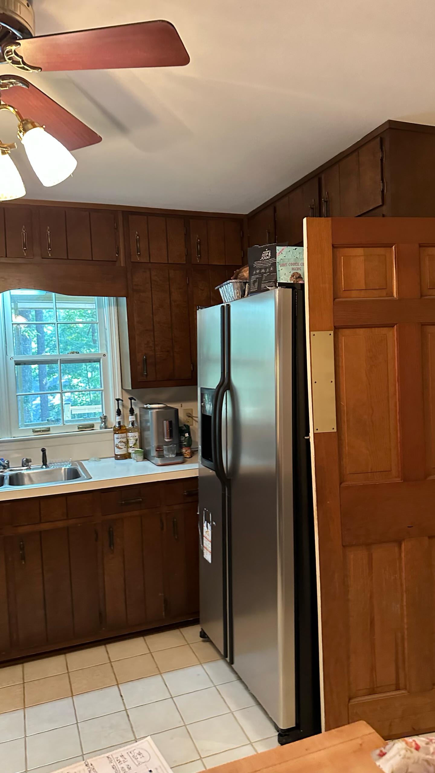 EAST COBB green and white kitchen