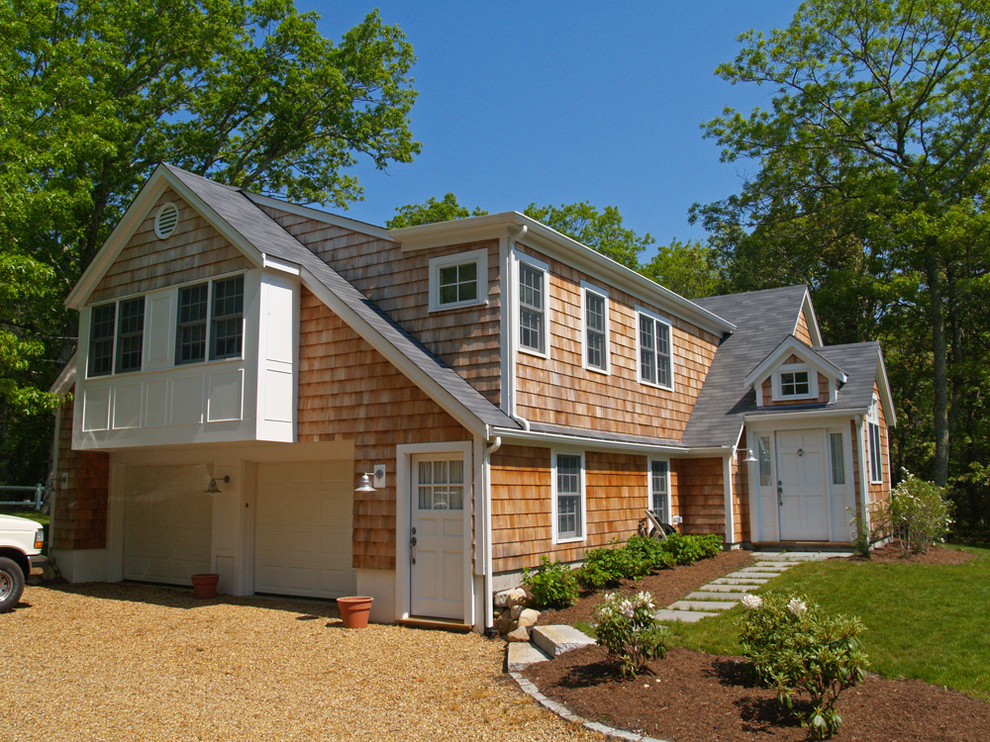 Inspiration for a timeless exterior home remodel in Boston