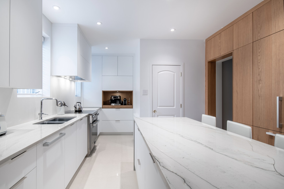 Modern Minimalist Kitchen Montreal