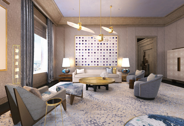 432 Park Avenue Residence modern-wohnbereich
