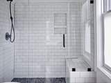 Farmhouse Bathroom by Elizabeth Eason Architecture LLC