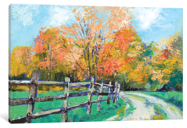 "Old Country Road" by Michael Creese, Canvas Print, 26x18"