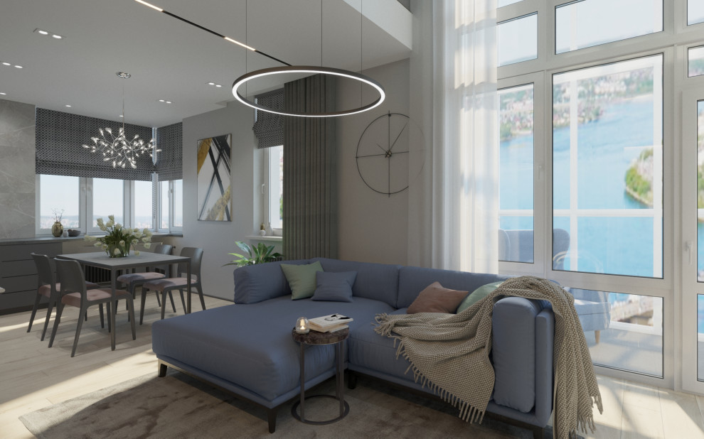 Двухуровневая квартира в ЖК Новые горизонты на Пушкина