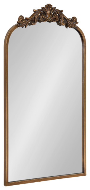 Arendahl Traditional Arch Mirror, Gold, 19x30.75