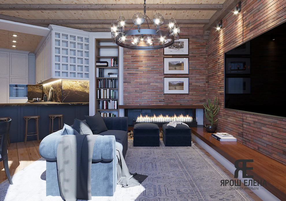 ИНТЕРЬЕР АПАРТАМЕНТОВ В СТИЛЕ LOFT