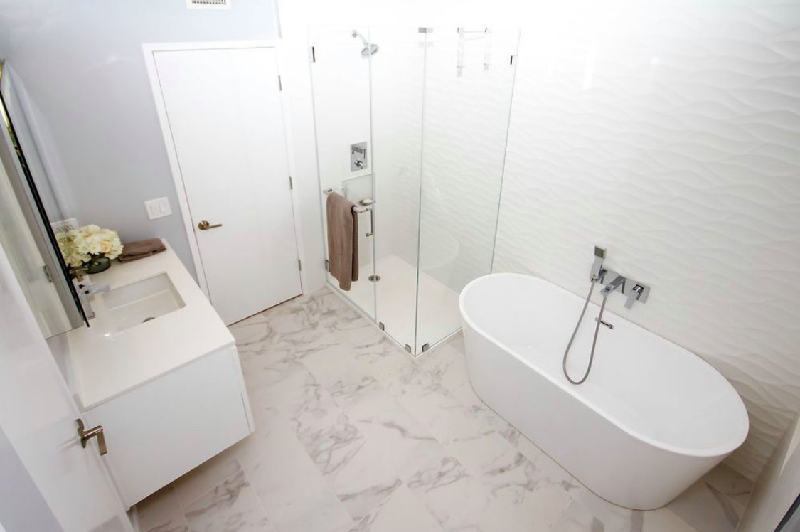 Bathroom remodel in Encino