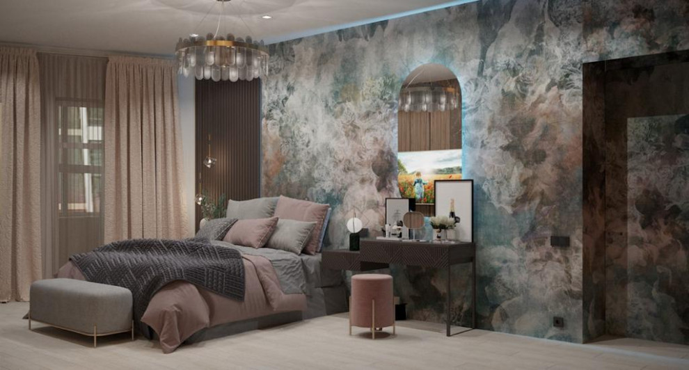 Дизайн проект спальной комнаты