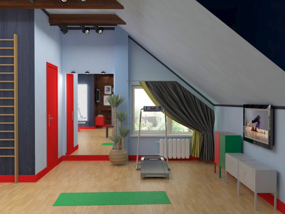 Домашний спорт зал хоккеиста