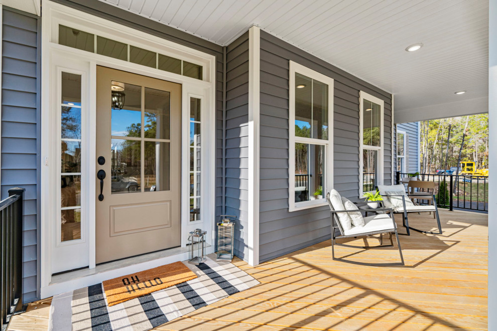 Berkeley Model Home at Westerleigh Farmhouse Porch Richmond by Main Street Homes Houzz