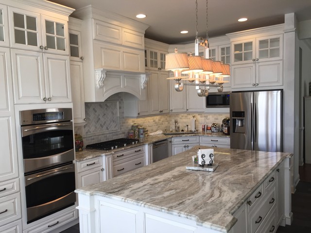 PRIVATE RESIDENCE IN NEW JERSEY transitional-kitchen