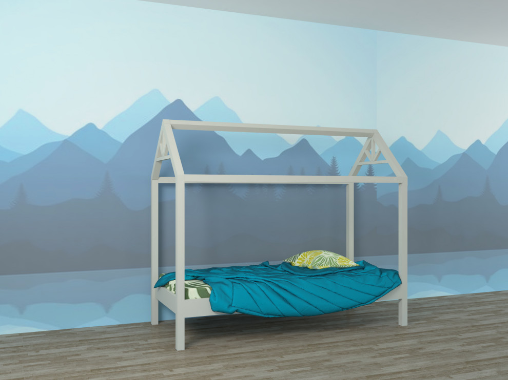 Разработка линейки детских кроватей-домиков в стиле "Шале"