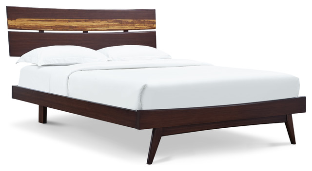 Zen Wooden Platform Bed - Midcentury - Platform Beds - by Greenington LLC