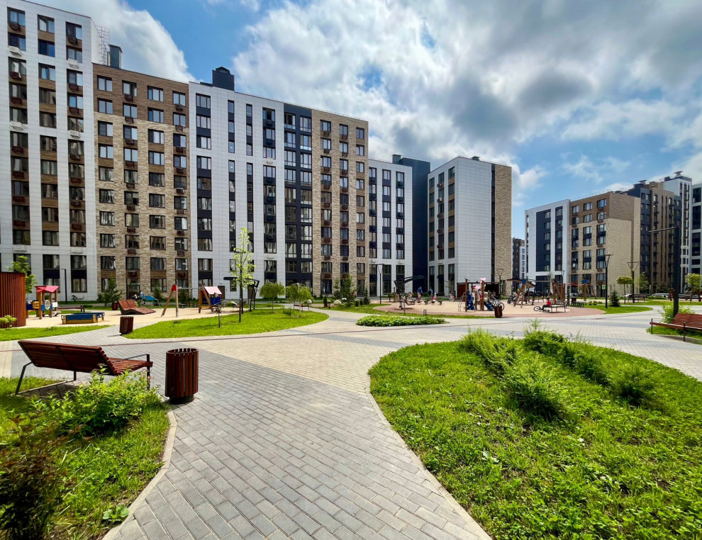 Проект студии 37м2, ЖК Серебрица