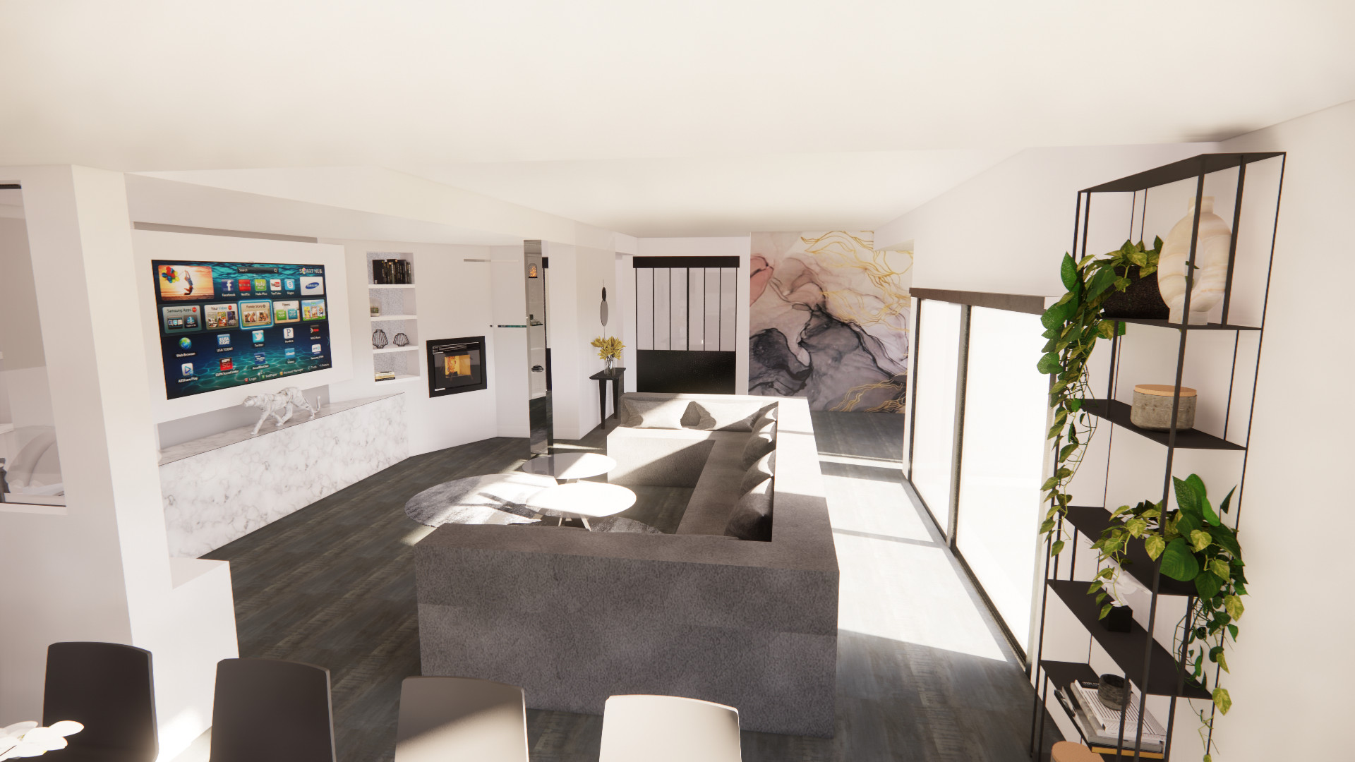 Projet 3D - Aménagement d'un salon