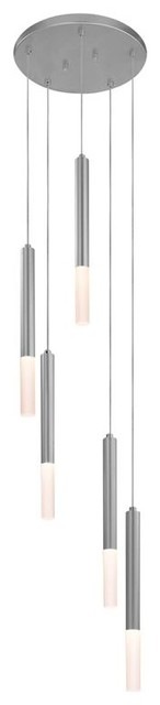 Sonneman Lighting 2215.16 Wands 5-Light LED Round Mini Pendant Light