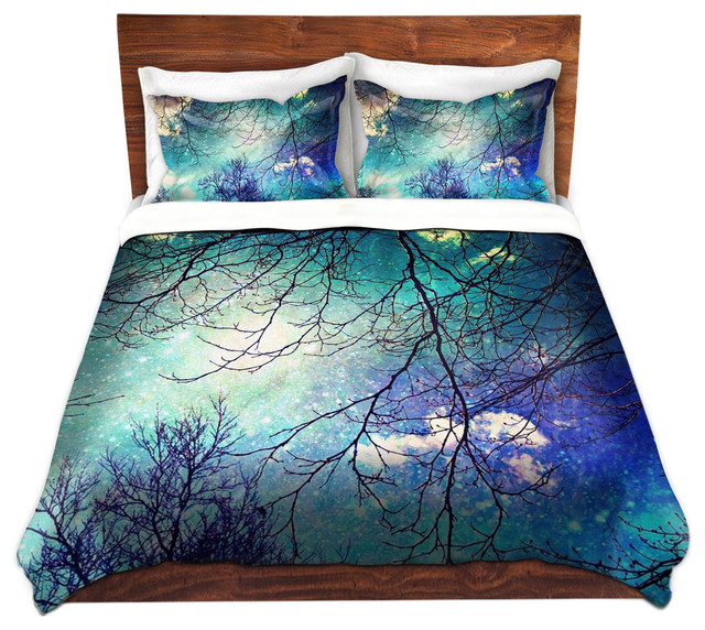 DiaNoche Duvet Covers Twill Night Sky Contemporary Duvet Covers