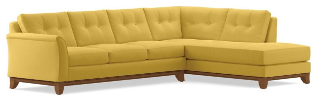 Marco 2-Piece Sectional Sofa, Gold, Chaise on Right