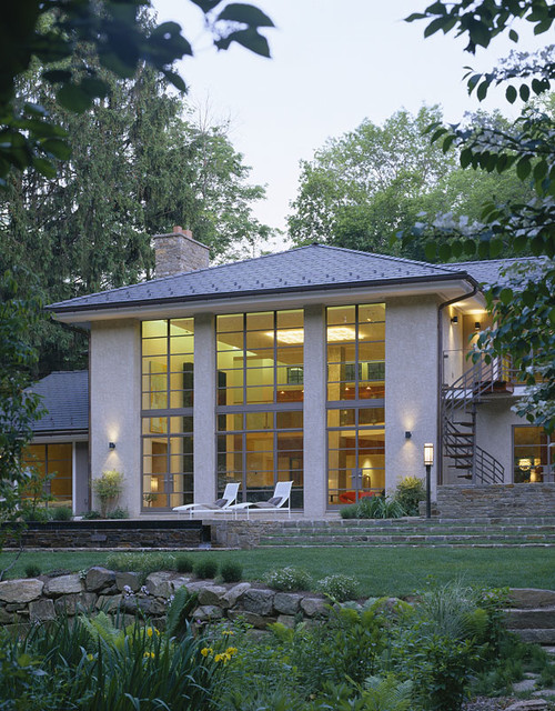 Glass & Stone Contemporary Contemporary Exterior Atlanta by Group3