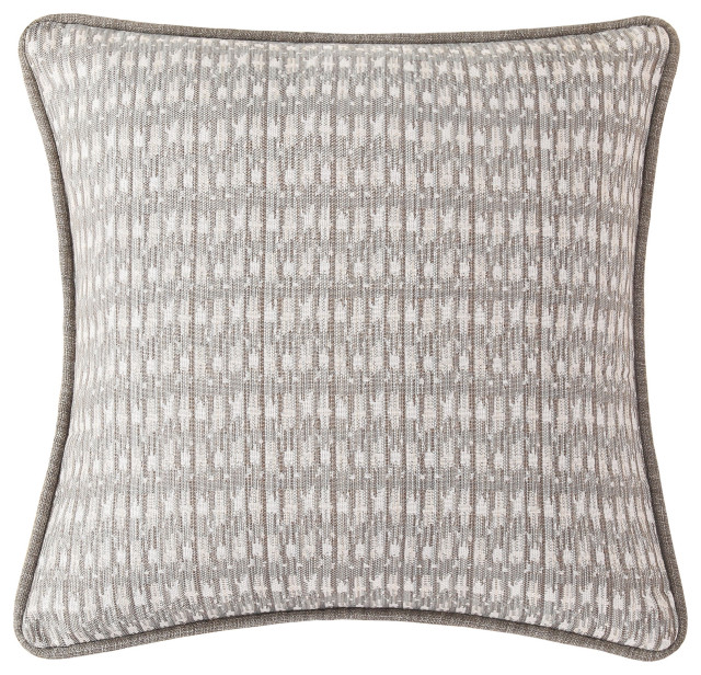 Fenton Euro Sham, 27"x27", 1 Piece Contemporary Pillowcases And Shams by HiEnd Accents Houzz