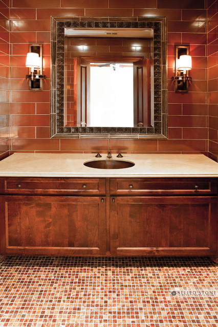 Mudroom Powder Room mediterran-gaestetoilette