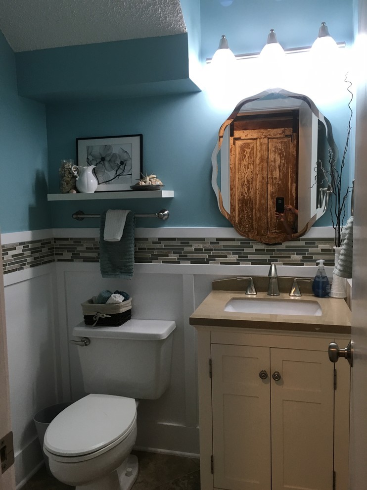 This is an example of a beach style bathroom in Miami.