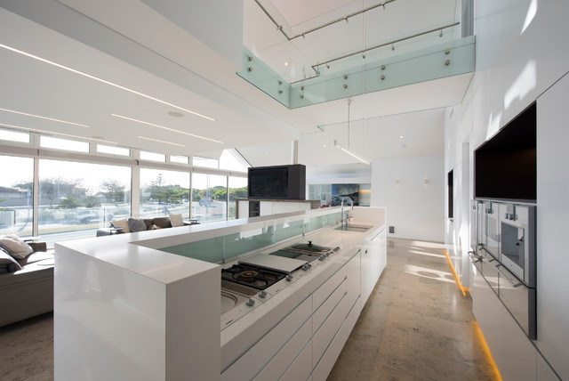 Beach House modern-kitchen